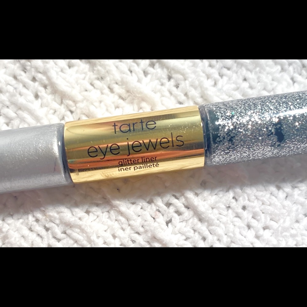 NWOT never used Tarte Eye Jewels double sided glitter liner in silver.
